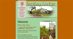 Desktop Screenshot of bentleylodge.co.uk